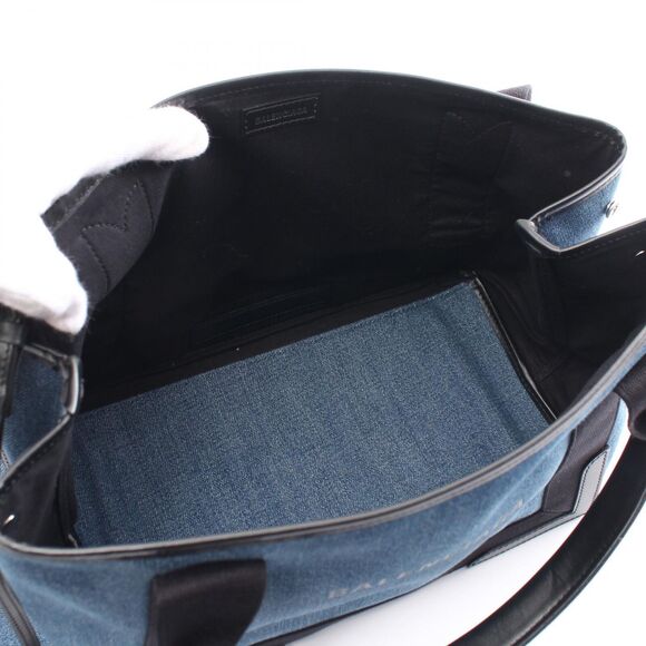 Balenciaga Navy Cabas S Tote Bag Denim #162529B84B - Picture 3 of 7